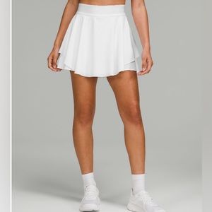 Lululemon Court Rival Perforated High-Rise Skirt Size 10 NWT